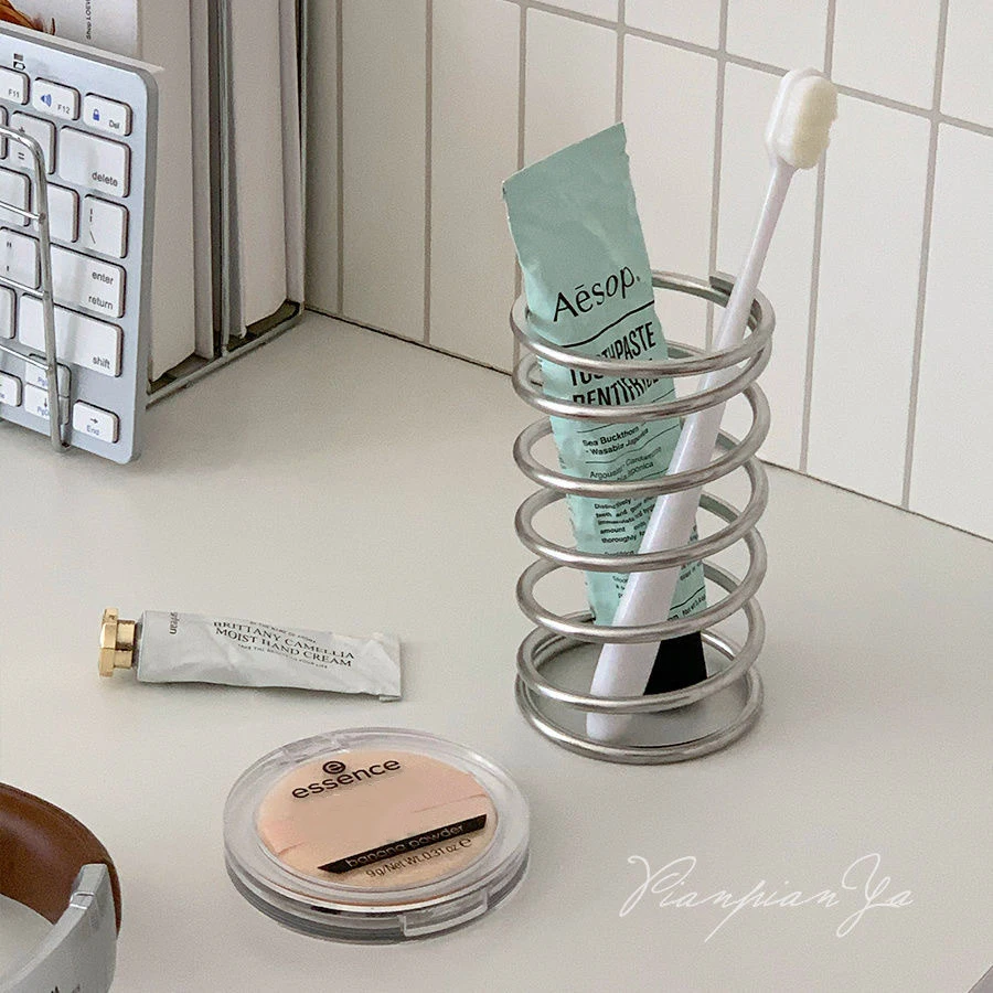 Home Center Bathroom Accessories - Paslanmaz Çelik Diş Fırçası Tutucu Metal