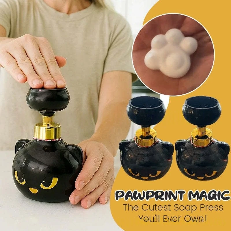 Soap Dispenser Pump - Sevimli Kedi Patisi Köpük Sabunluk Komik