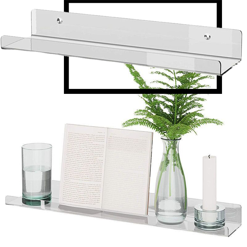 Zara Home Bathroom Accessories - Şeffaf Akrilik Depolama Rafı Oturma Odası