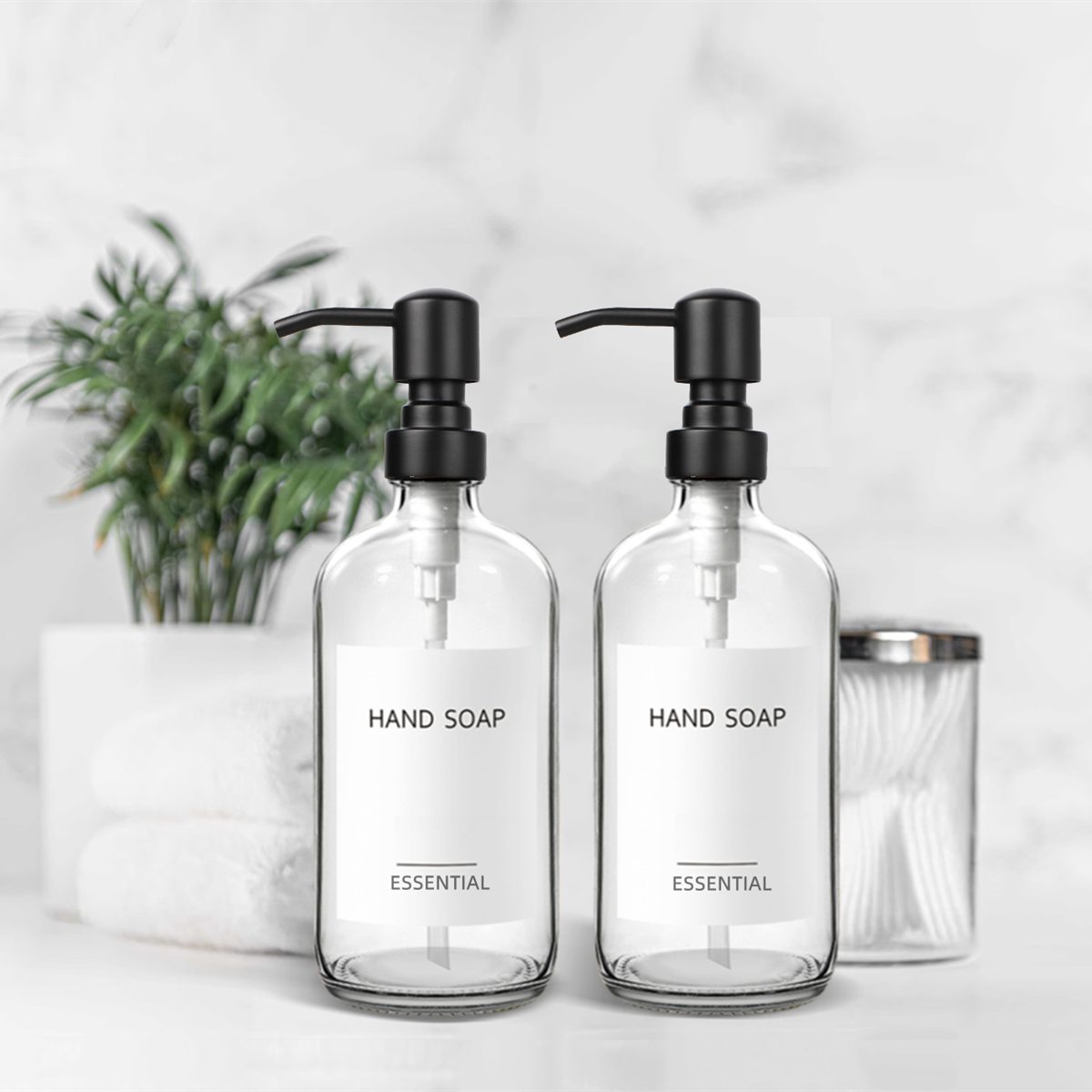 Zara Home Bathroom Accessories - Banyo için Şeffaf Cam Sabunluk, Paslanmaz