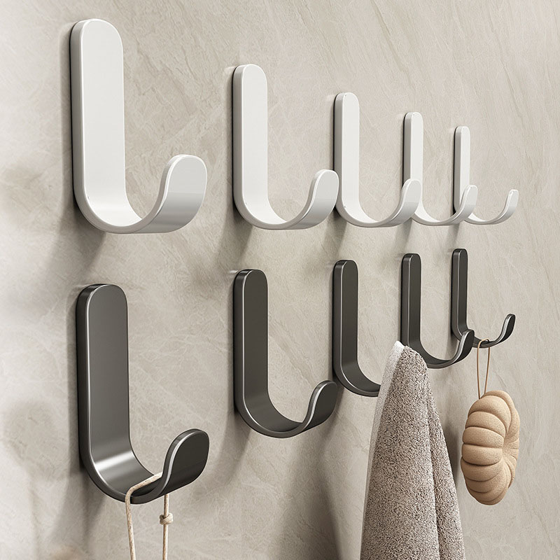 Home Bathroom Door - Kendinden Yapışkanlı Güçlü Duvar Kancaları Havlu
