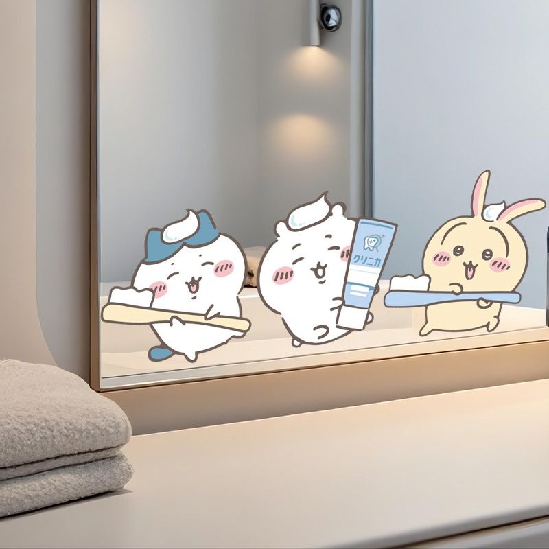 Sıcak Chiikawa Ayna Çıkartmala - Home Center Bathroom Accessories incelemesi ve fiyatı