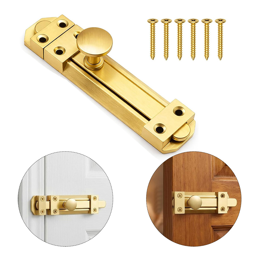 5 inç katı pirinç sürgülü kapı - Home Bathroom Door incelemesi ve fiyatı