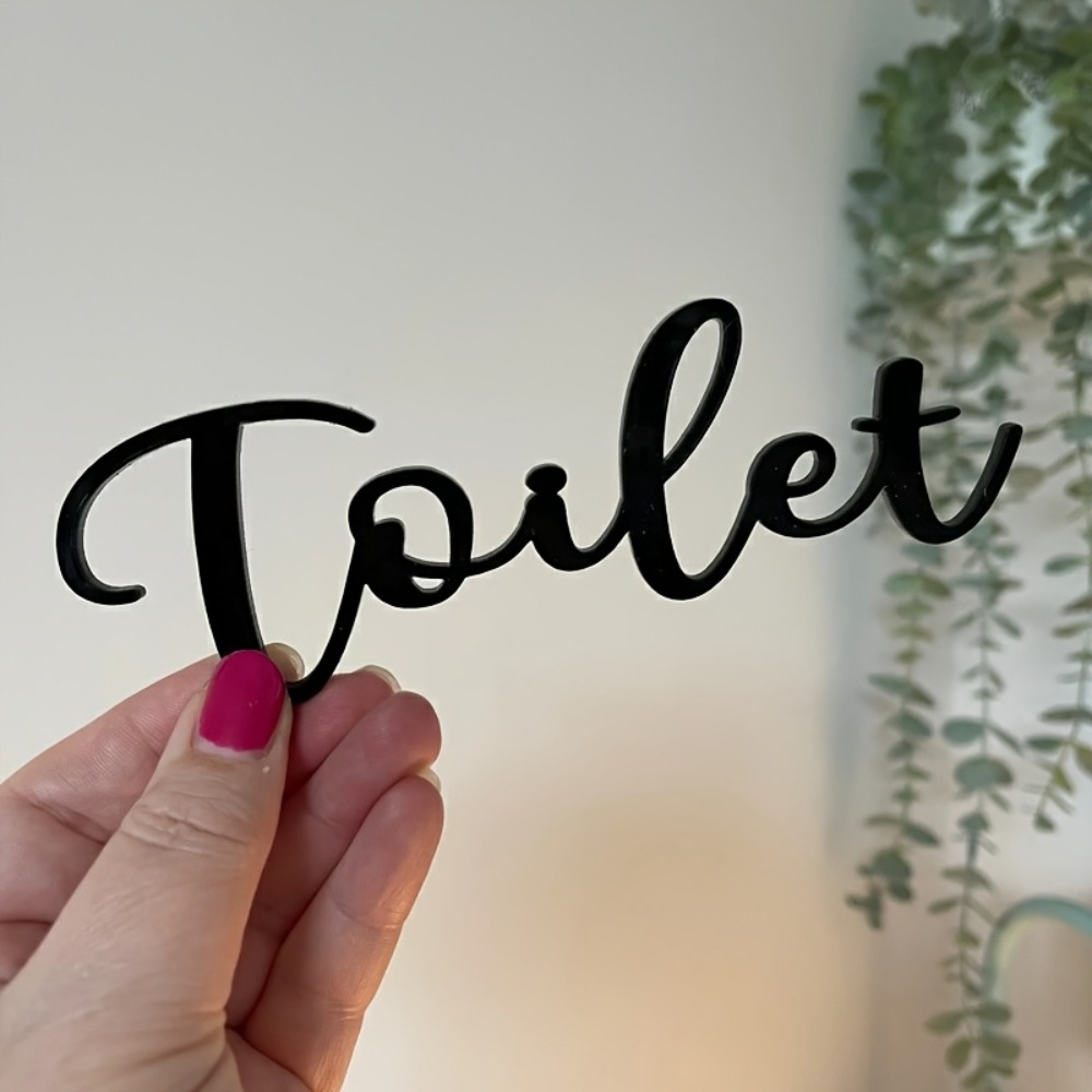 CIFBUY Modern Plastik Mektup T - Home Bathroom Door incelemesi ve fiyatı