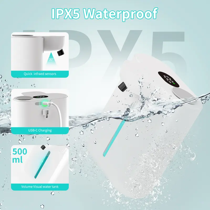 500ML Büyük Kapasiteli 9 Seviy - Soap Dispenser Pump incelemesi ve fiyatı