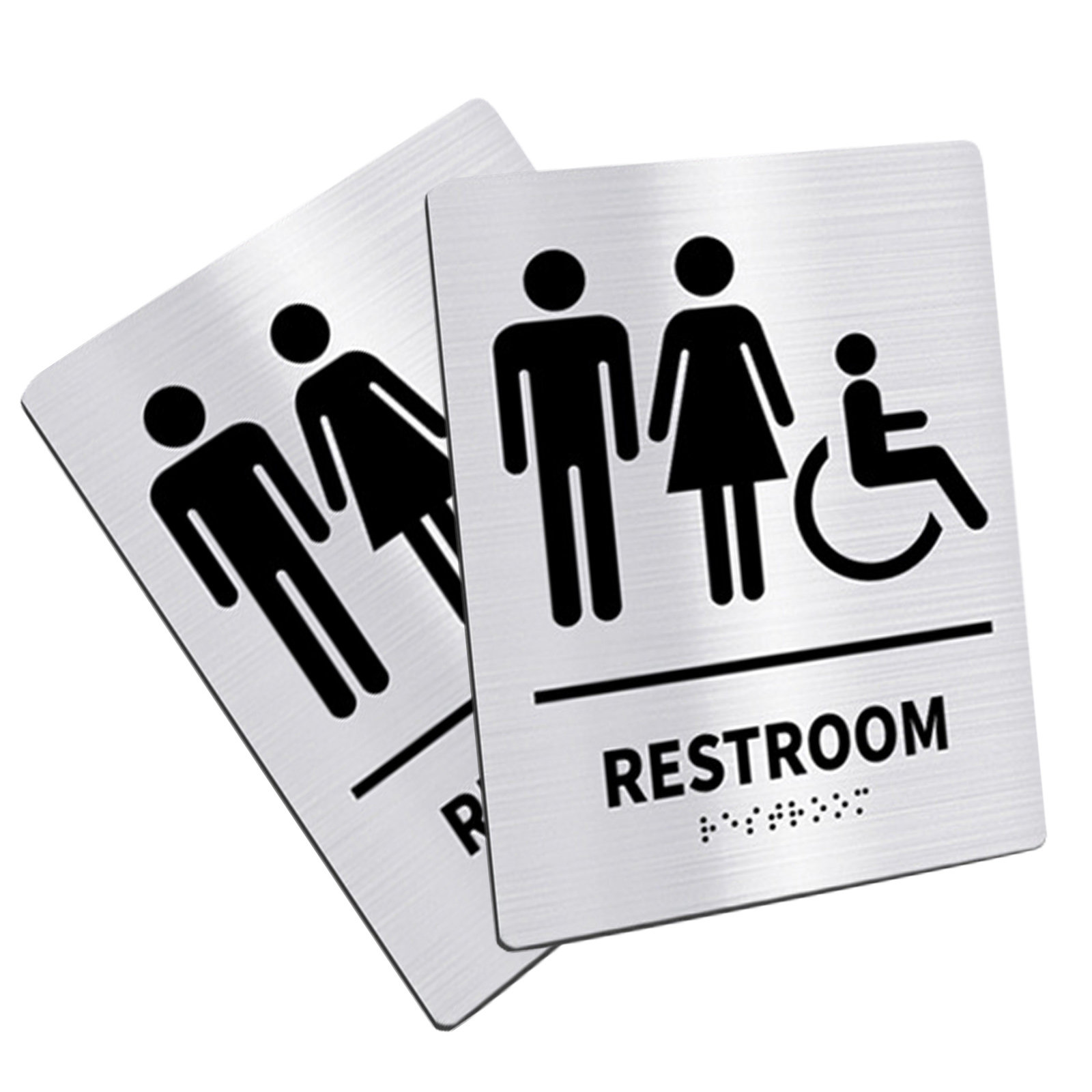 2 Adet Tuvalet İşareti Paslanm - Home Bathroom Door incelemesi ve fiyatı